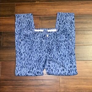 Pilcro and the Letterpress Blue Skinny Jeans